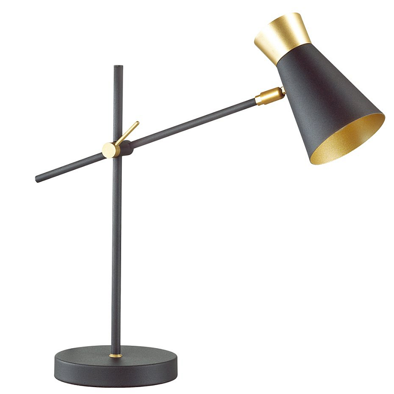 Настольная лампа Gold Secret Table Lamp Черный Золотой Настольная лампа Gold Secret Table Lamp Черный Золотой в Орле | Loft Concept