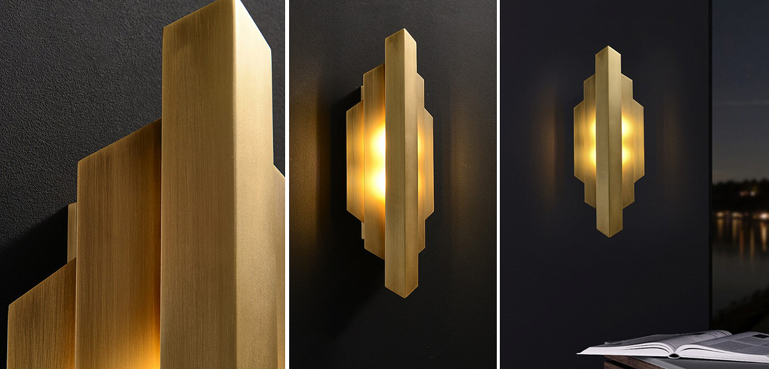 Бра Deco Sconce Vertical Geometric Modern Studio Endo Бра Deco Sconce Vertical Geometric Modern Studio Endo - Loft-Concept в Орле