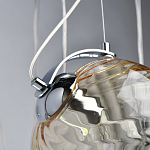 Люстра каскадная с 9-ю разноцветными стеклянными плафонами Kaleido варинант исполнения - 8 | Loft Concept в Орле