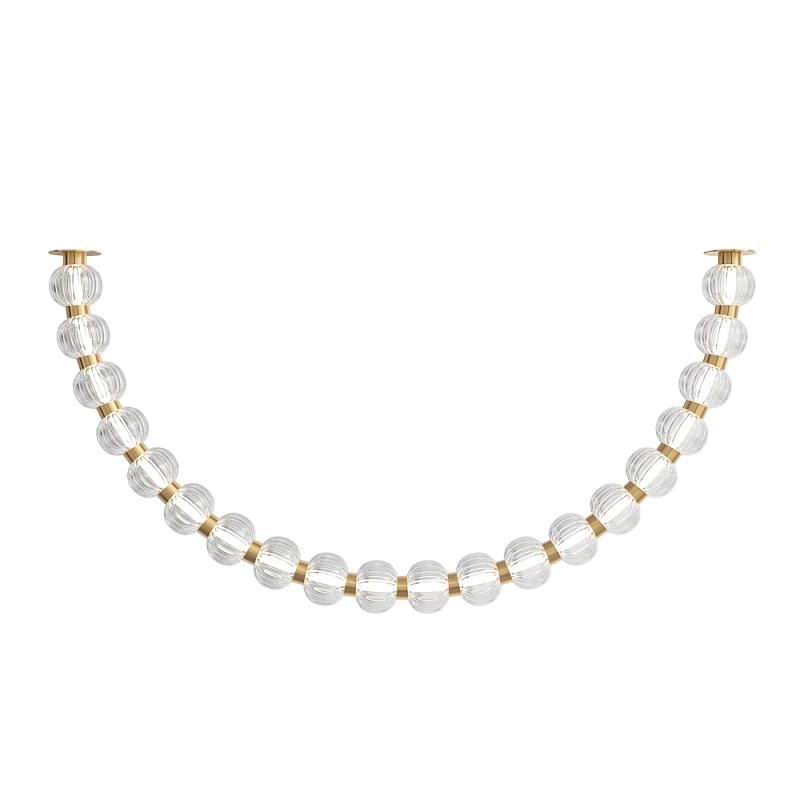 Потолочный светильник Amulet 3000К 36Вт Золотой Прозрачный в Орле | Loft Concept 