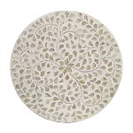 Приставной столик с рисунком из раковин устриц Bone Inlay варинант исполнения - 4 | Loft Concept в Орле