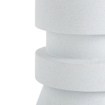 Приставной стол из искусственного камня Chess White варинант исполнения - 2 | Loft Concept в Орле