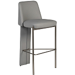 Стул барный серый с обивкой из экокожи Special Support варинант исполнения - 1 | Loft Concept в Орле