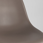 Пластиковый стул на ножках из массива бука Eames Cappuccino варинант исполнения - 8 | Loft Concept в Орле