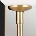  Бра с прямоугольным черным основанием и белым матовым цилиндрическим плафоном Kichler варинант исполнения - 11 | Loft Concept в Орле