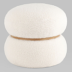 Пуф Полли S тедди белый варинант исполнения - 1 | Loft Concept в Орле