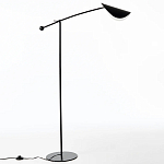 Торшер с поворотным плафоном Aracea Black Floor Lamp варинант исполнения - 14 | Loft Concept в Орле