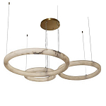 Люстра с 3-мя кольцами из натурального камня Minerals of Light варинант исполнения - 5 | Loft Concept в Орле
