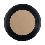 Зеркало круглое с текстурированным дизайном рамы Helios варинант исполнения - 3 | Loft Concept в Орле