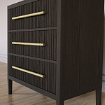 Комод Primo с 3 выдвижными ящиками Темный орех варинант исполнения - 2 | Loft Concept в Орле