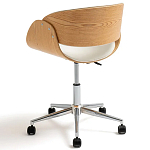 Вращающееся офисное кресло на колёсах Delwyn Chair White варинант исполнения - 3 | Loft Concept в Орле