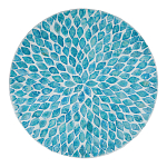 Столик с инкрустацией с перламутровым узором Flower Blue варинант исполнения - 2 | Loft Concept в Орле