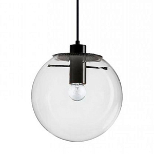 Подвесной светильник Selene Glass Ball Ceiling Lights Black 40 cm