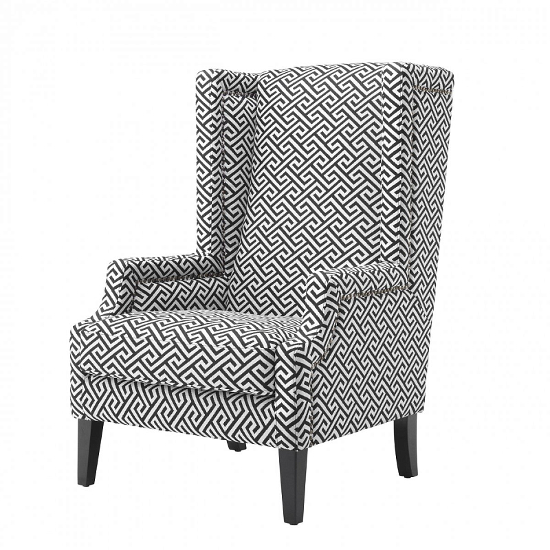 Кресло Eichholtz Chair Eleventy Черно-белый Кресло Eichholtz Chair Eleventy Черно-белый в Орле | Loft Concept
