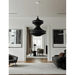 Подвесной вязаный черный светильник «Моника» варинант исполнения - 2 | Loft Concept в Орле