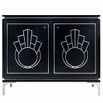 Черный комод в стиле арт-деко Luciano варинант исполнения - 1 | Loft Concept в Орле