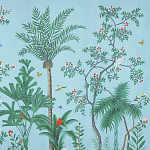 Обои ручная роспись Amazonia Duck Egg варинант исполнения - 2 | Loft Concept в Орле