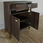 Комод Elsa Dreams Walnut Двухстворчатый  варинант исполнения - 1 | Loft Concept в Орле