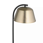 Торшер на изогнутом основании в сочетании черного и золотистого цвета Stable Base варинант исполнения - 2 | Loft Concept в Орле