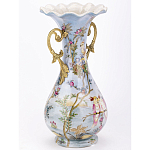 Ваза фарфоровая с попугаями Gaya варинант исполнения - 5 | Loft Concept в Орле