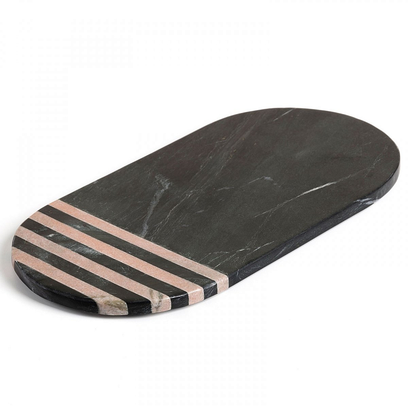 Разделочная доска Pink on Black Черный Розовый (Rose) Разделочная доска Pink on Black Черный Розовый (Rose) в Орле | Loft Concept