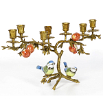 Бронзовый подсвечник на 7 свечей Eden Garden варинант исполнения - 2 | Loft Concept в Орле