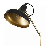 Торшер с плафоном в форме купола в сочетании черного и золотистого цвета Minimalist Execution варинант исполнения - 1 | Loft Concept в Орле