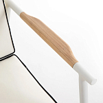 Садовый 2-х местный диван с подлокотниками из тика White варинант исполнения - 6 | Loft Concept в Орле