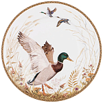 Тарелка закусочная из фарфора с изображением утки Hunting Porcelain Collection варинант исполнения - 1 | Loft Concept в Орле