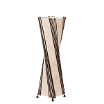 Торшер из перламутра на металлическом каркасе Indonesian Wave варинант исполнения - 3 | Loft Concept в Орле