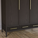 Большой Шкаф Primo Темный орех с 3 дверьми и 3 выдвижными ящиками варинант исполнения - 3 | Loft Concept в Орле