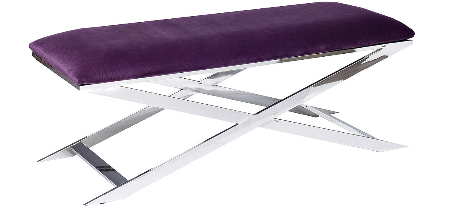 Банкетка Bench Velor Violet Банкетка Bench Velor Violet - Loft-Concept в Орле