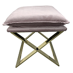 Пуф велюровый на металлическом основании Meekness варинант исполнения - 1 | Loft Concept в Орле