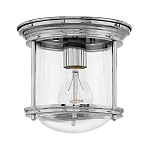 Потолочный светильник для ванных комнат с цилиндрическим стеклянным плафоном и одной лампой Hinkley варинант исполнения - 13 | Loft Concept в Орле