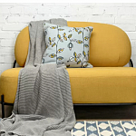 Чехол на подушку с рисунком и вышивкой Aurora Allure Sprout варинант исполнения - 5 | Loft Concept в Орле