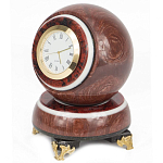 Часы настольные в виде шара из натурального камня Ball Stone Clock варинант исполнения - 4 | Loft Concept в Орле