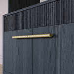 Стеллаж Primo с ящиками Черный дуб  варинант исполнения - 5 | Loft Concept в Орле