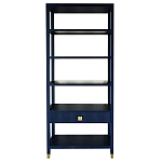 Стеллаж Elsa Dreams Blue со стеклянными полками и ящиком варинант исполнения - 7 | Loft Concept в Орле