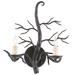 Бра черное в виде ствола дерева Branched Tree варинант исполнения - 2 | Loft Concept в Орле