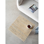 Столик приставной с квадратной столешницей Textured Cream Table варинант исполнения - 5 | Loft Concept в Орле