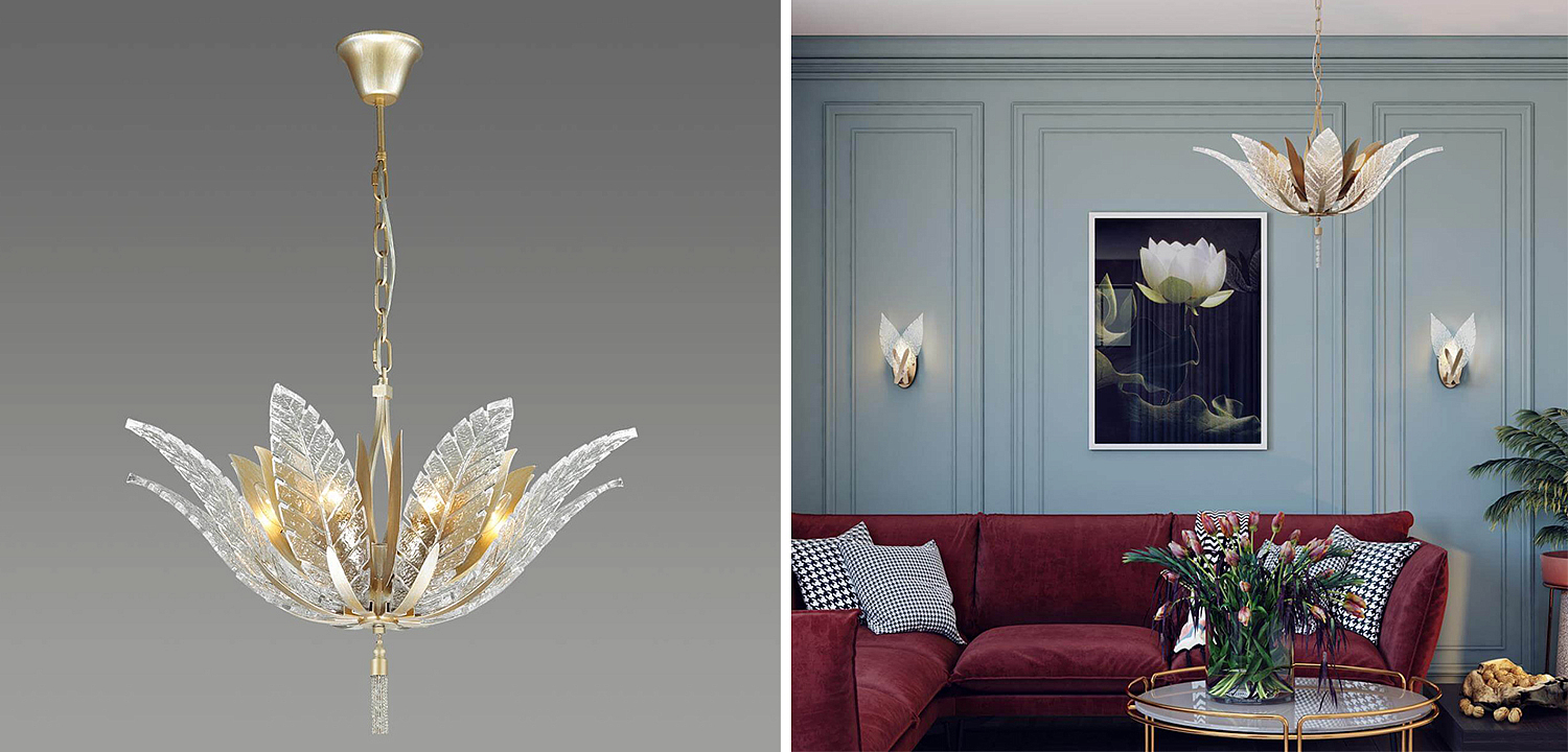 Люстра Glass Petals Chandelier 75 Люстра Glass Petals Chandelier 75 - Loft-Concept в Орле