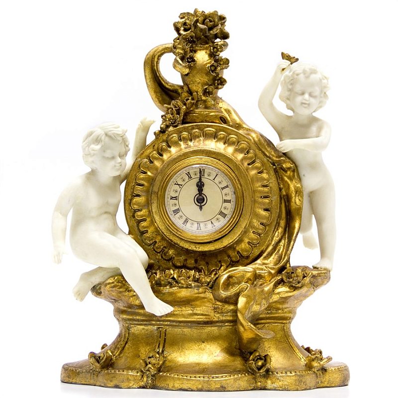 Часы White Putti with Golden Watch Золотой Часы White Putti with Golden Watch Золотой в Орле | Loft Concept