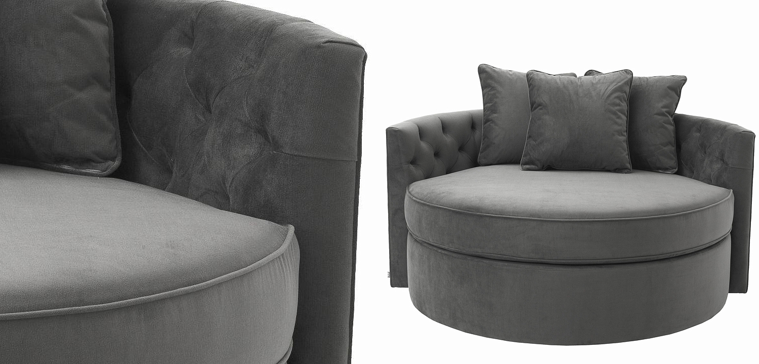 Диван Eichholtz Sofa Carlita Granite grey Диван Eichholtz Sofa Carlita Granite grey - Loft-Concept в Орле