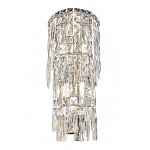 Бра с каскадом из прозрачного хрусталя и корпусом из металла цвета хром Constant Sparks варинант исполнения - 2 | Loft Concept в Орле