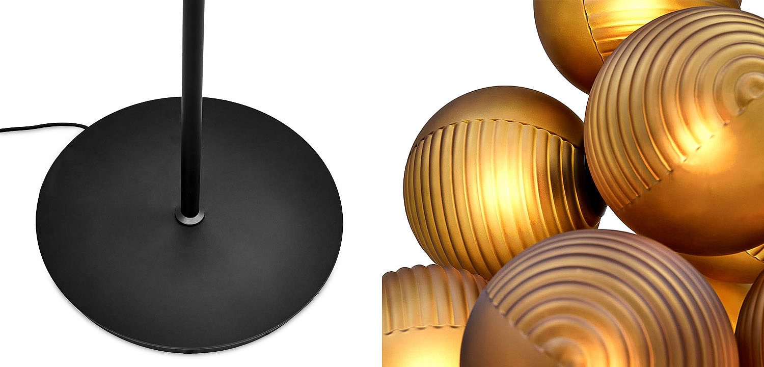 Торшер с круглыми плафонами Syridine Floor lamp Торшер с круглыми плафонами Syridine Floor lamp - Loft-Concept в Орле