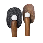 Настольная лампа из дерева Decorative Wooden Lamp варинант исполнения - 1 | Loft Concept в Орле