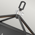 Бра в черном цвете с двумя лампами в форме свечи и стеклянными элементами Hinkley варинант исполнения - 2 | Loft Concept в Орле