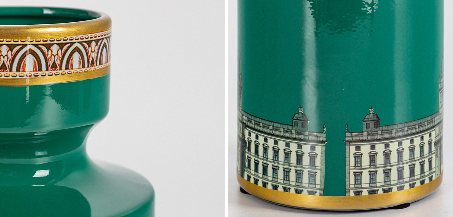 Ваза Old Town Green Vase Ваза Old Town Green Vase - Loft-Concept в Орле