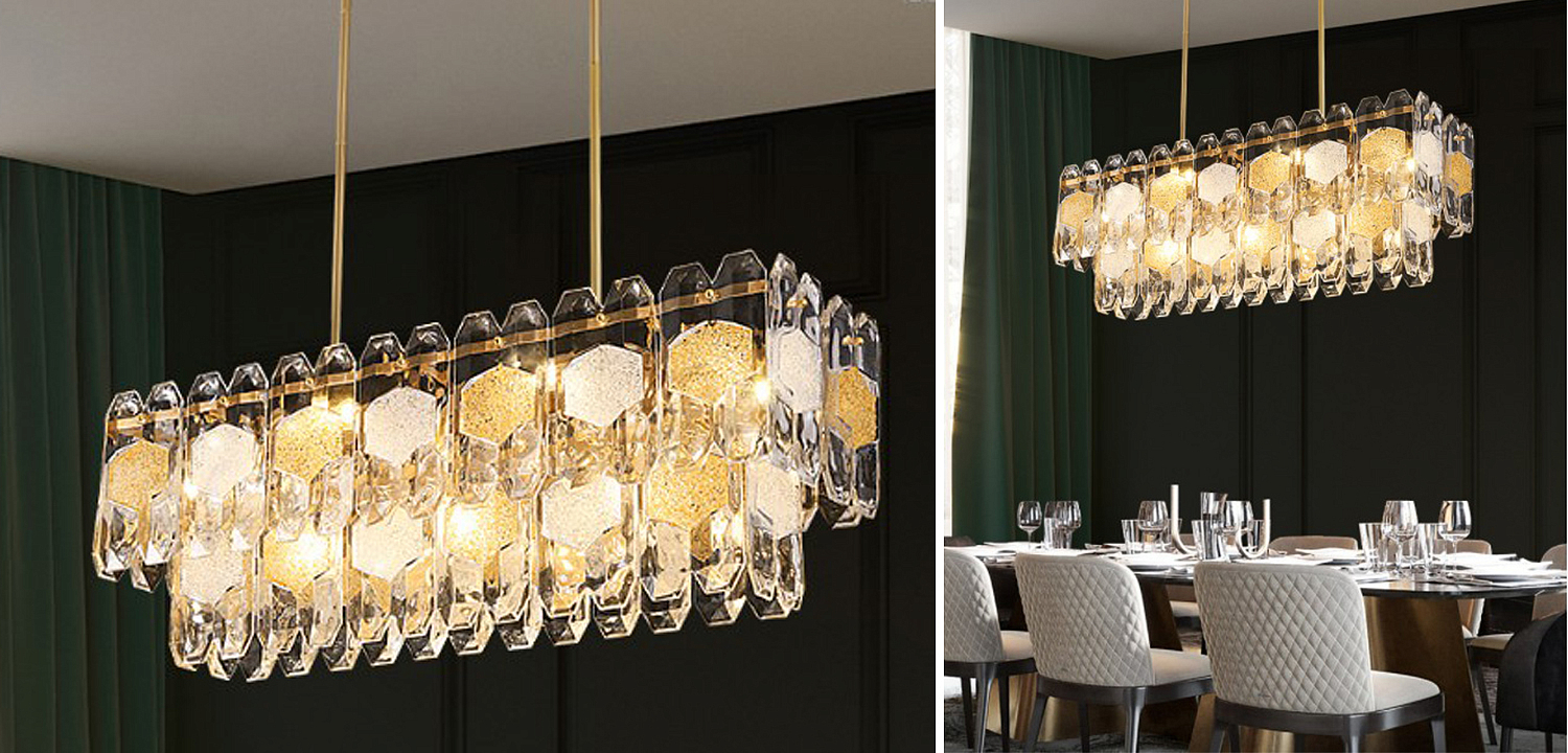 Люстра Oswalda Linear Chandelier Люстра Oswalda Linear Chandelier - Loft-Concept в Орле