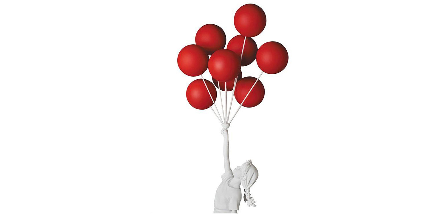 Статуэтка Flying Balloons Girl white and red Статуэтка Flying Balloons Girl white and red - Loft-Concept в Орле